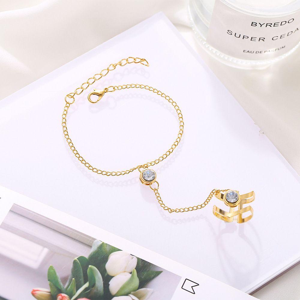 Vòng Tay Dây Xích Nhiều Lớp Có Thể Điều Chỉnh Phong Cách Bohemia Cho Nữ