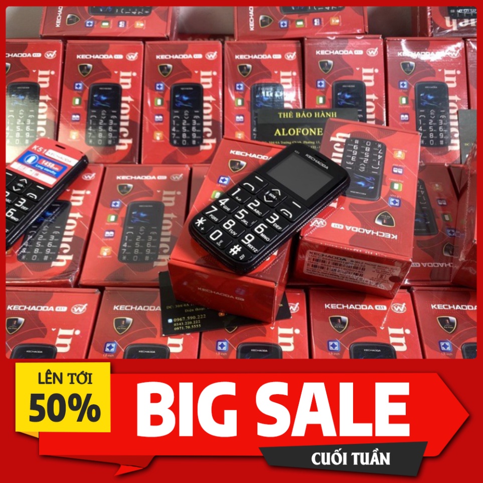 BIG SALE Điện Thoại Người Già Lớn Tuổi Số To Loa To Kechaoda K51 BIG SALE
