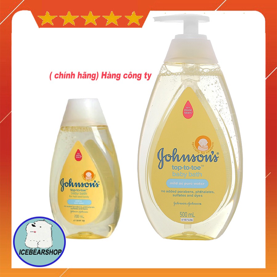 Tắm gội toàn thân cho bé Johnson's Baby Top To Toe 500ml