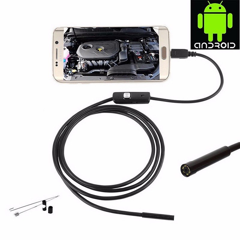 Camera Nội Soi 5m 6led 5.5mm Android Chống Thấm Nước Cho Android