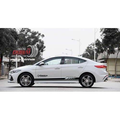 Tem 2 bên sườn Xe Elantra