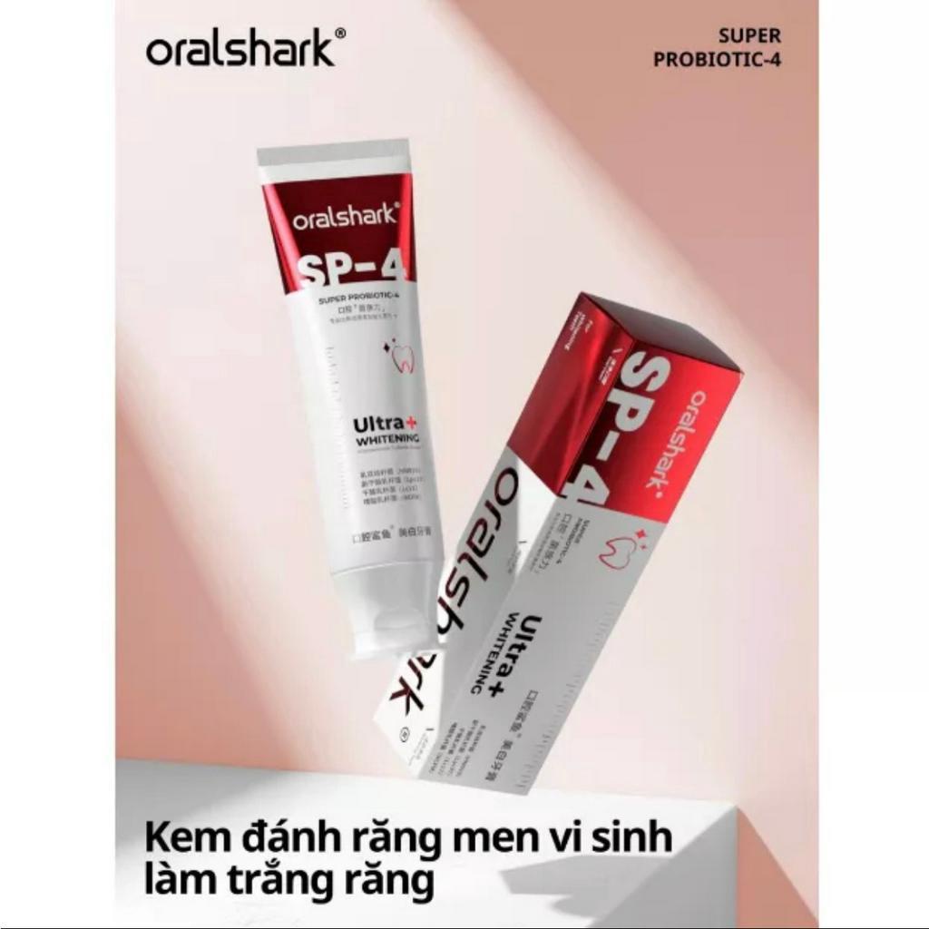 Oralshark kem đánh răng làm trắng răng giúp thơm miệng 120g