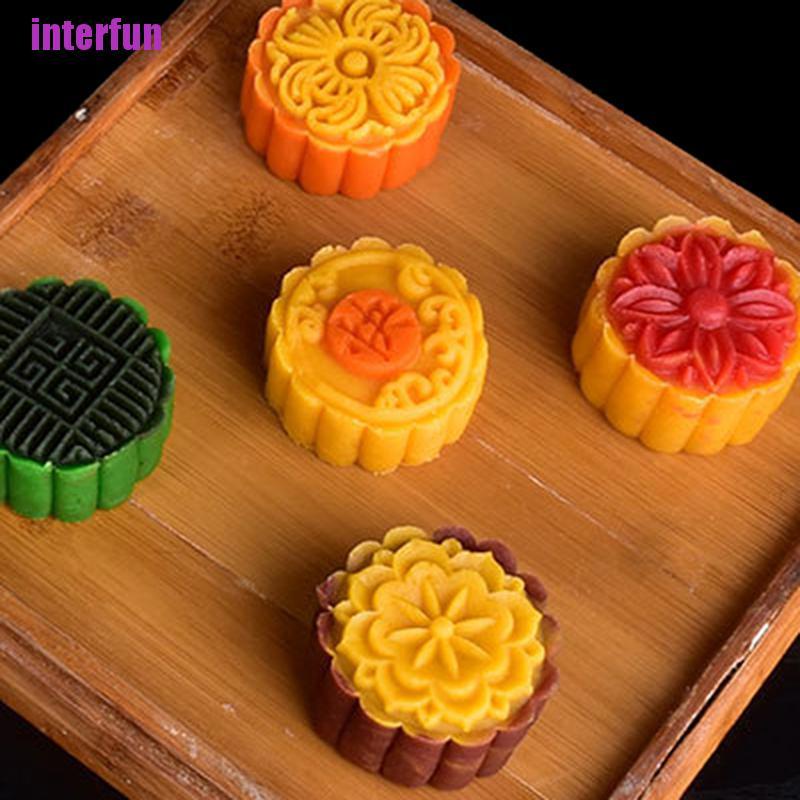 Khuôn Làm Bánh Trung Thu Hình Bông Hoa Sáng Tạo Độc Đáo