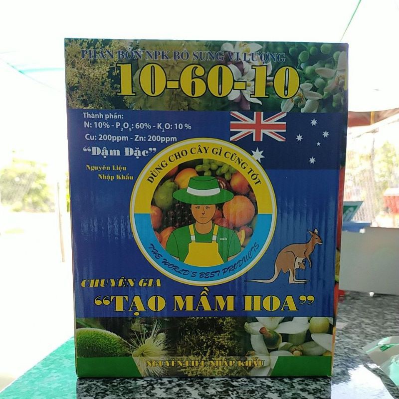 PHÂN BÓN 10-60-10 CHUYÊN GIA TẠO MẦM HOA ( 1gói 250g)