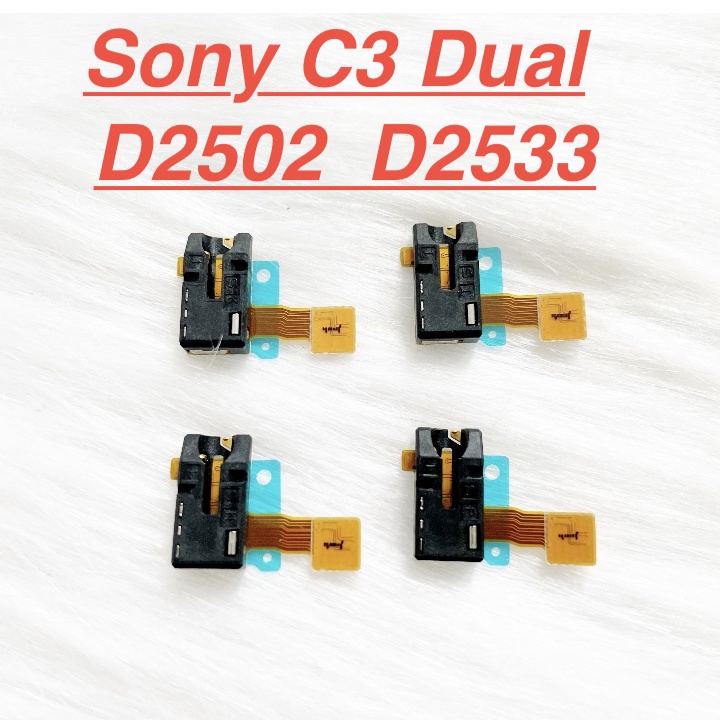 ✅ Jack Tai Nghe Sony C3 Dual D2502  D2533 Jack Cắm Tai Nghe Audio Ngoài Mic Thoại Linh Kiện Thay Thế