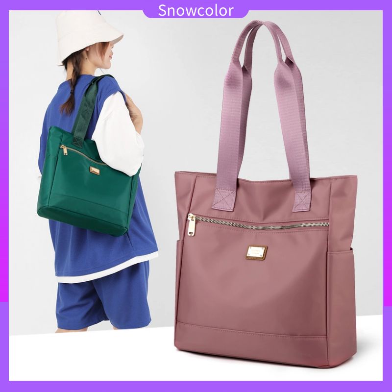 Túi Đeo Chéo Canvas Chống Thấm Nước Beg Besar Beg Silang Perempuan Totik Phong Cách Hàn Quốc Cho Nữ