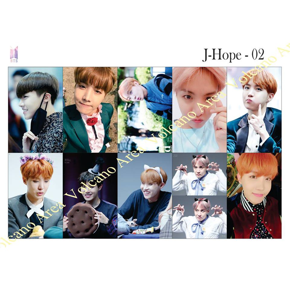 [BTS] Set Sticker J-Hope - 4 mẫu (có nhiều mẫu hình dán Kpop)
