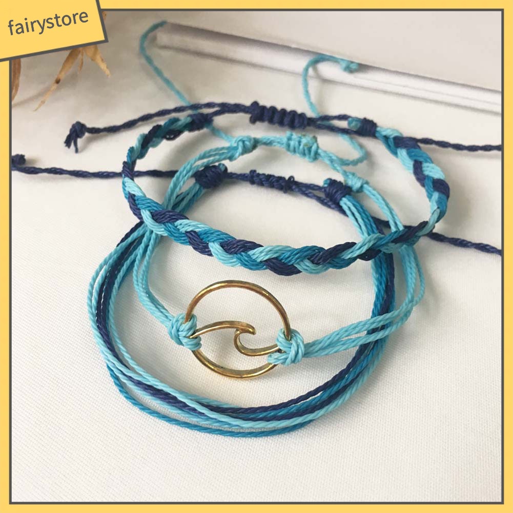 Set 3 vòng tay sóng biển mùa hè