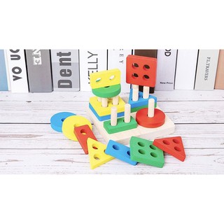 Bộ Combo 7 Món Đồ Chơi  Montessori Bằng Gỗ