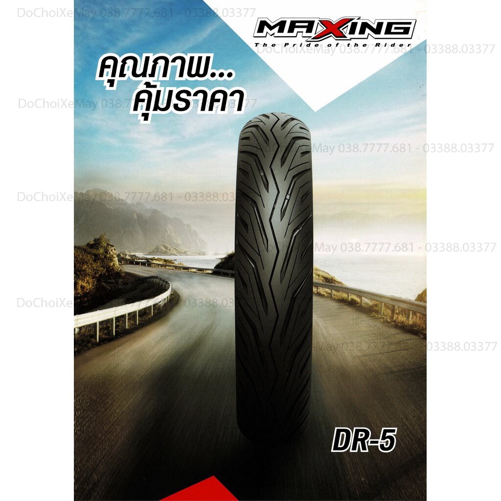 🎖Vỏ Lốp Xe IRC Maxing gai DR-5 mẫu mới 2021 chống đinh chống nước cao cấp cho Vario Click Airblade PCX . DoChoiXeMay
