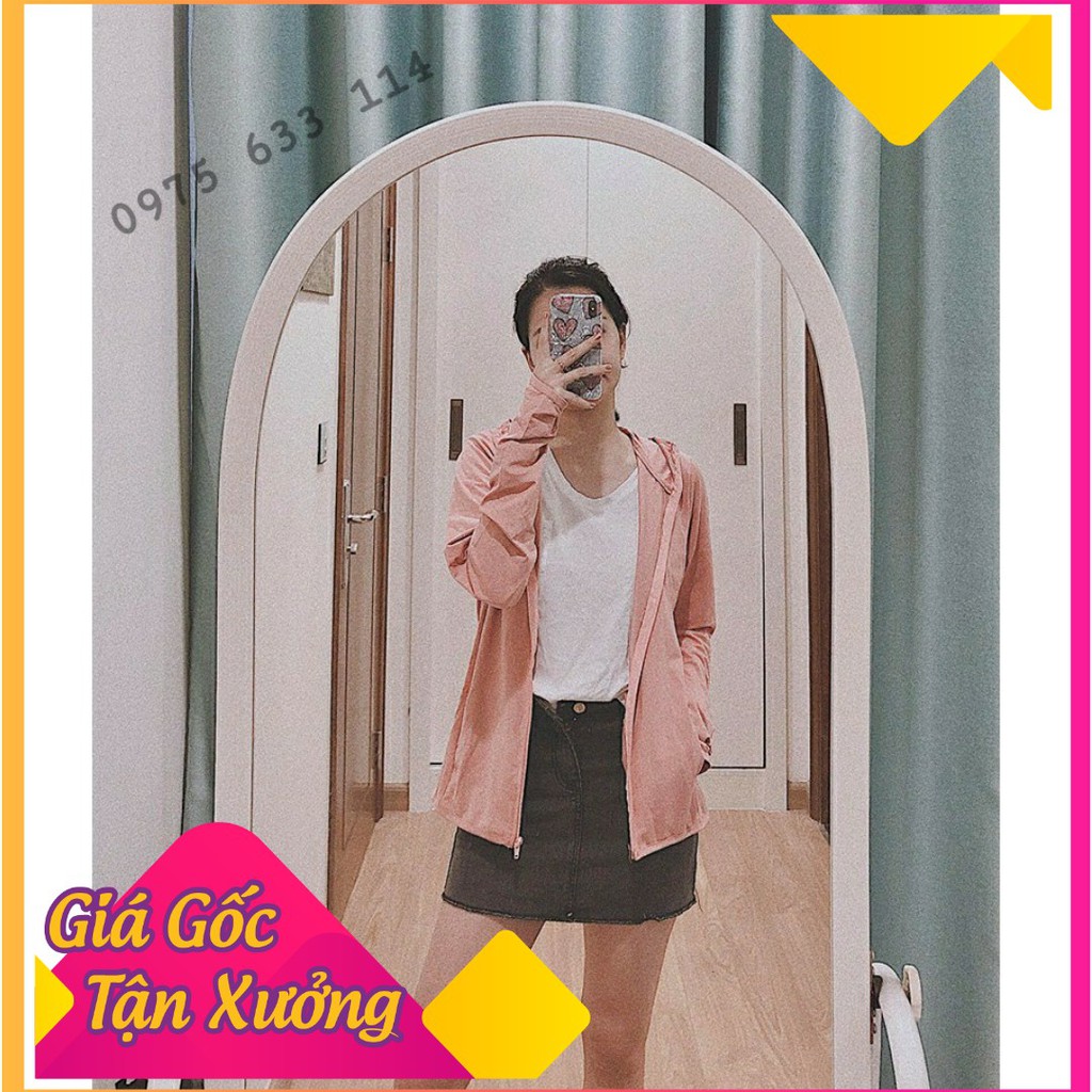 [FREE SHIP] 💖Áo chống nắng nữ vải thông hơi kèm túi cuộn tiện dụng💖