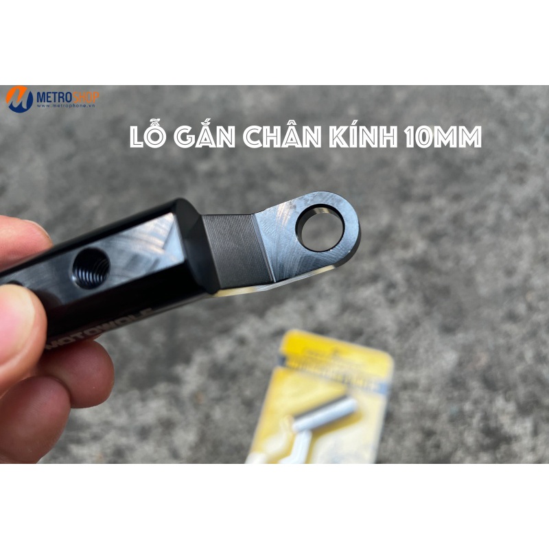 Chân giả ghi đông gắn chân kính Motowolf