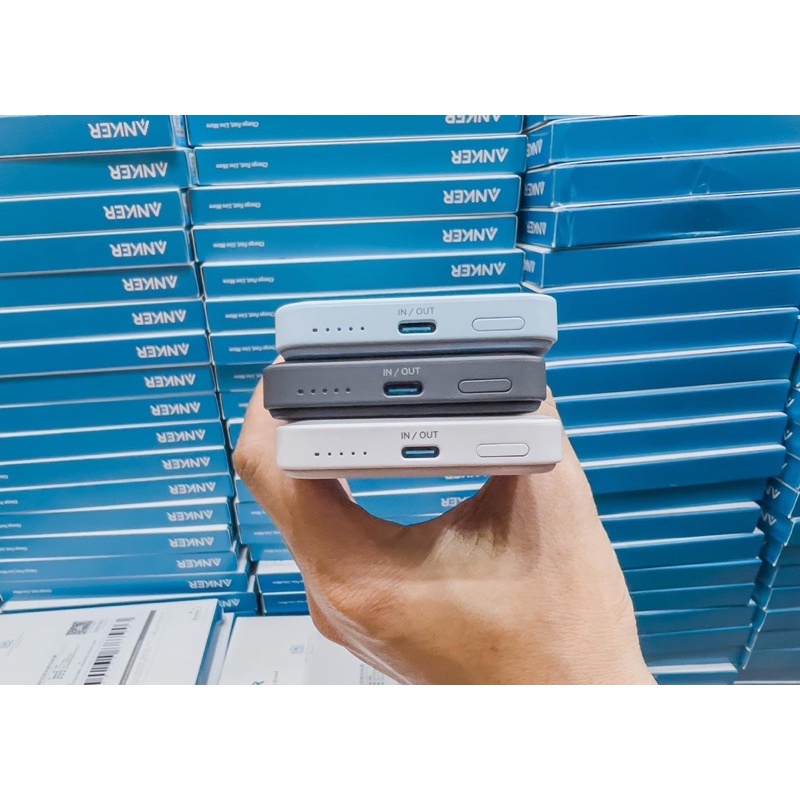 (HOẢ TỐC 30p) Sạc dự phòng hít lưng anker maggo 622 A1611 NEW100%