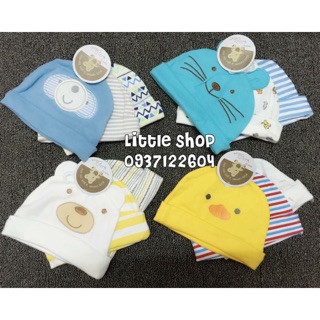 Set 3 mũ sơ sinh Kid Center