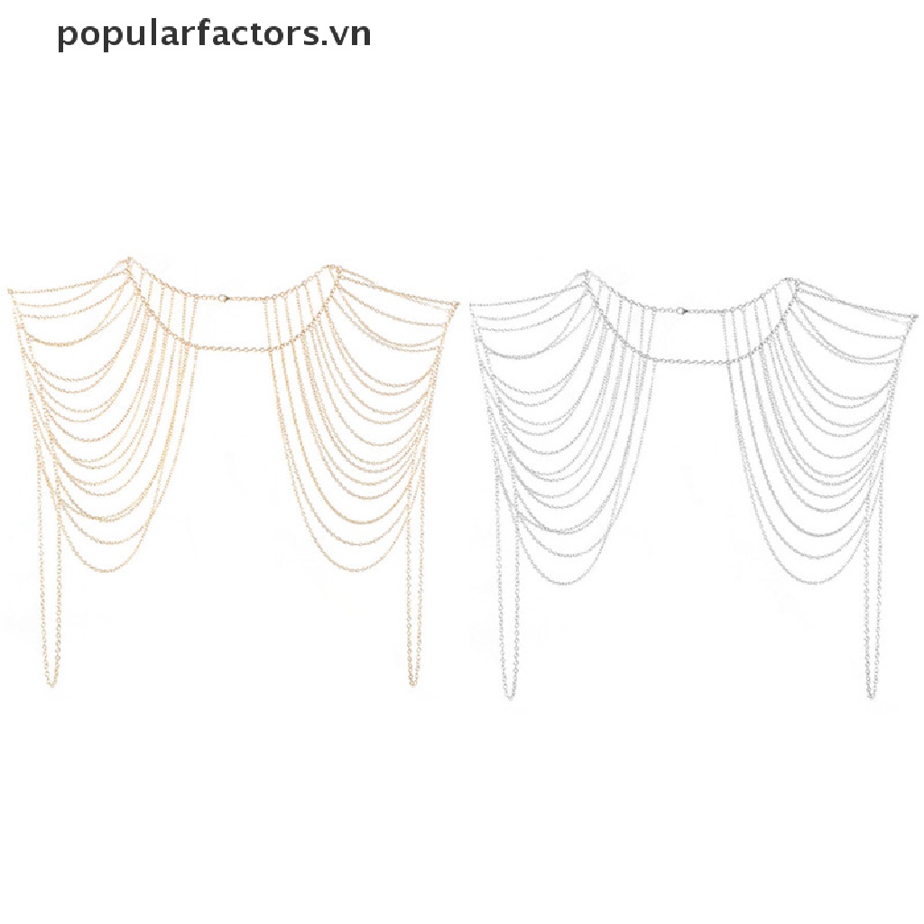 [Phổ Biến] Vòng cổ Cơ Thể Dạng Chuỗi Tua Rua Thời Trang Quyến Rũ Cho Nữ [VN]