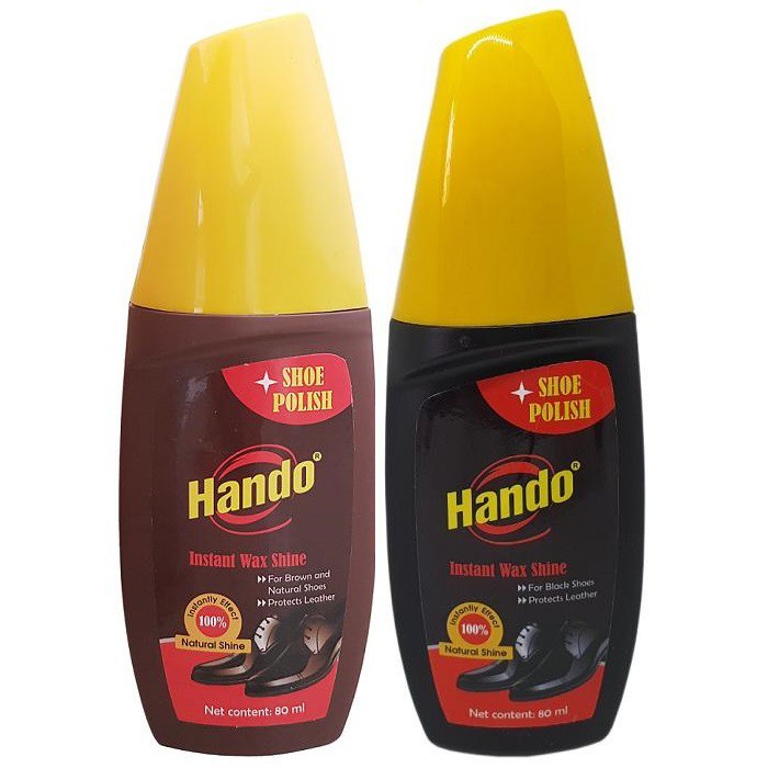 Xi nước đánh giày da Hando 80ml