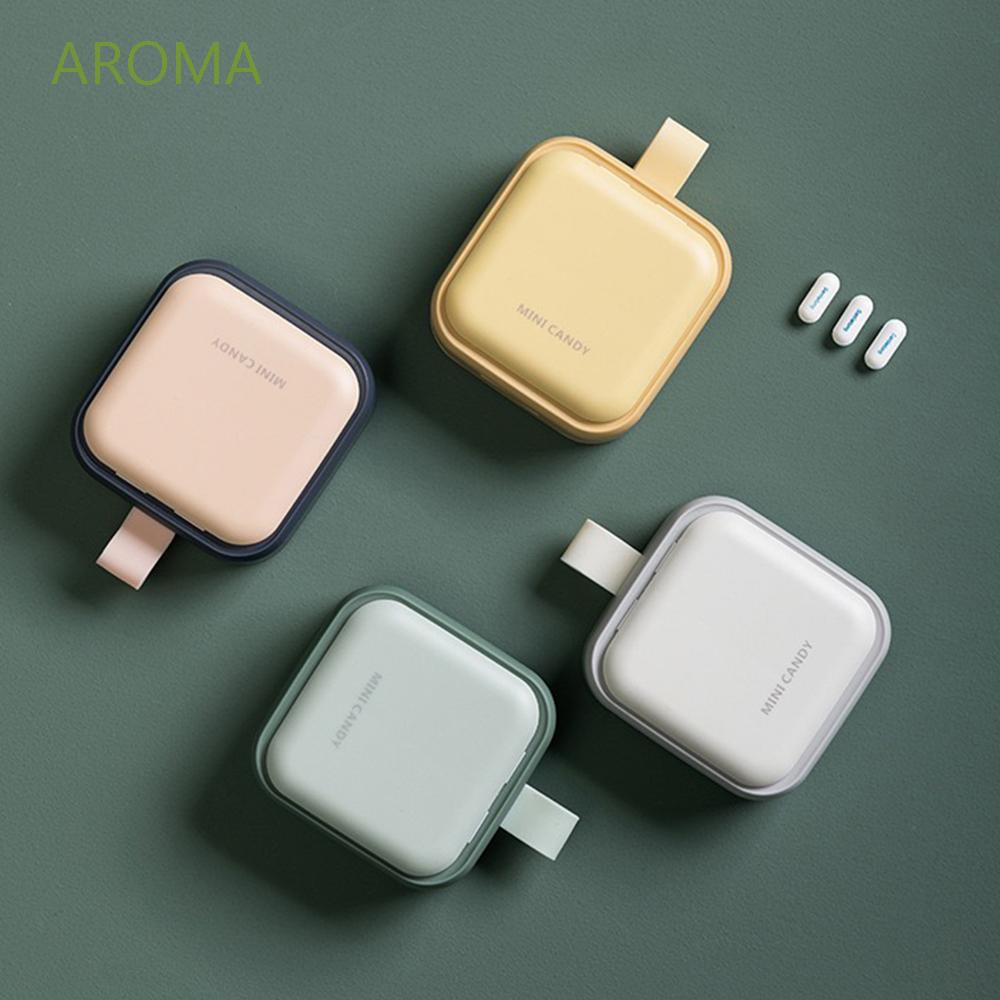 Hộp Đựng Thuốc Chia Bốn Ngăn Chống Ẩm Tiện Dụng