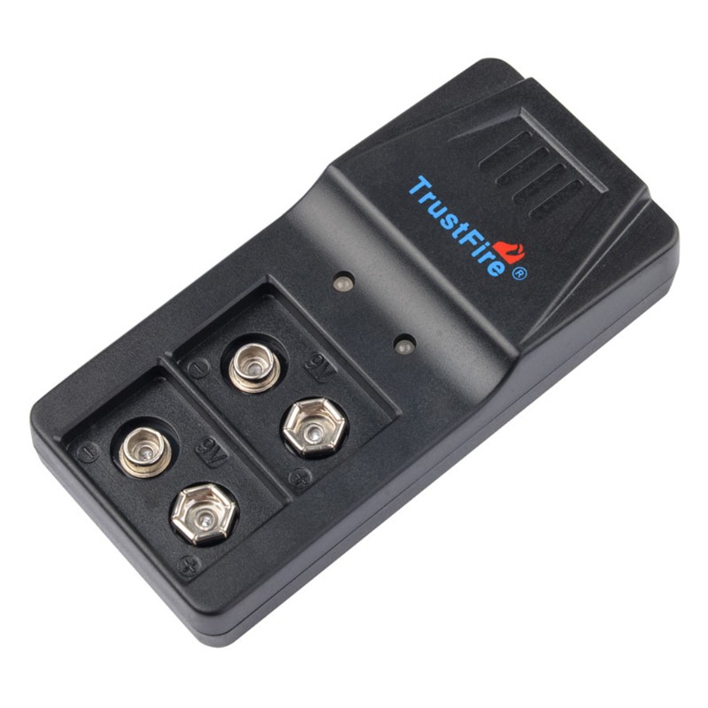 LIDU USB 9V 6F22 Battery Charger 2 Slot for 9V Rechargeable Li-lon and Ni-MH battery