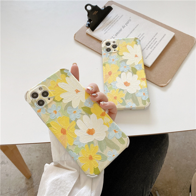HUAWEI case summer oil painting flowers all-inclusive Huawei mate40 suitable for mobile phone case
