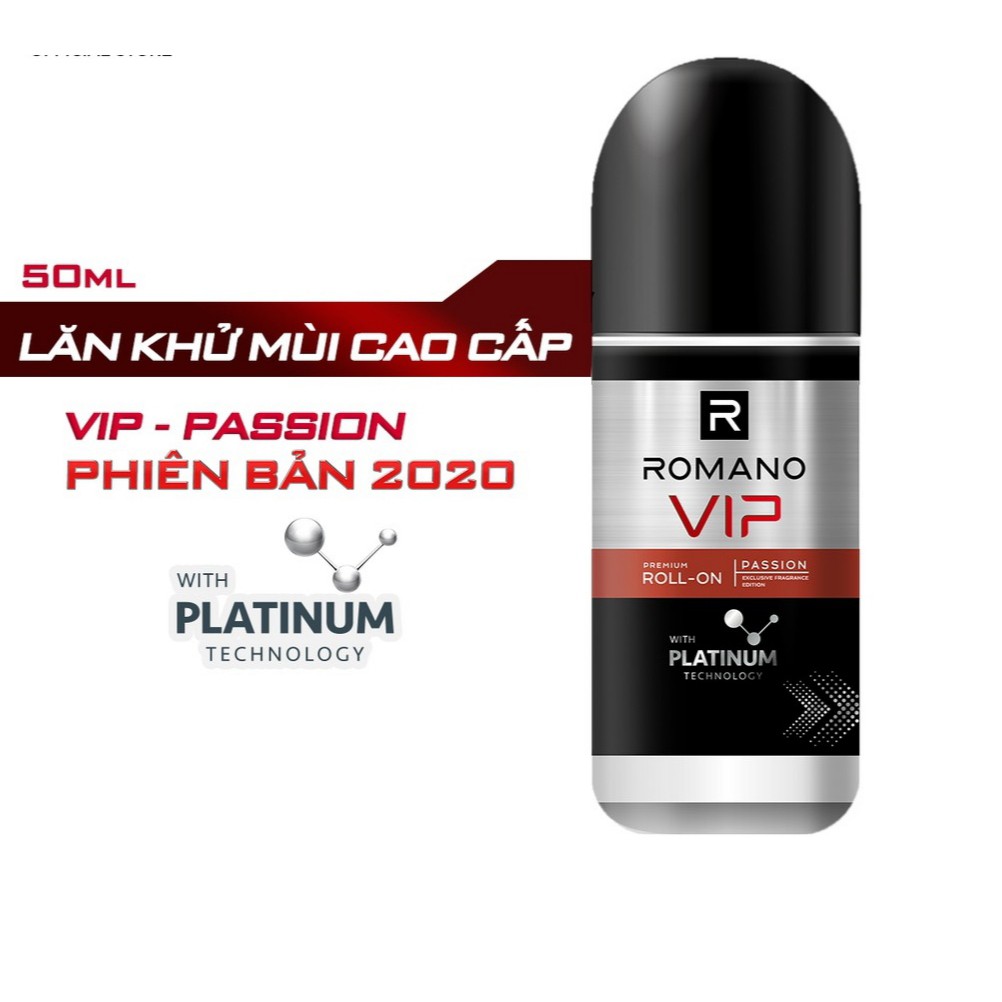 Combo lăn khử mùi (50ml) và xịt toàn thân (150ml) Romano Vip. | BigBuy360 - bigbuy360.vn