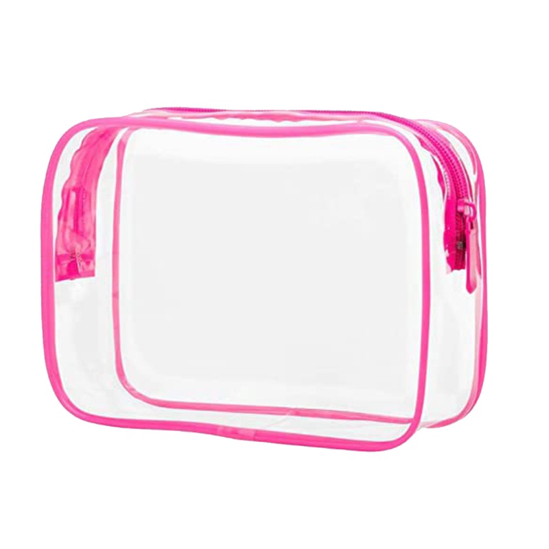 Túi Đựng Mỹ Phẩm Trong Suốt Có Khóa Kéo Tiện Dụng