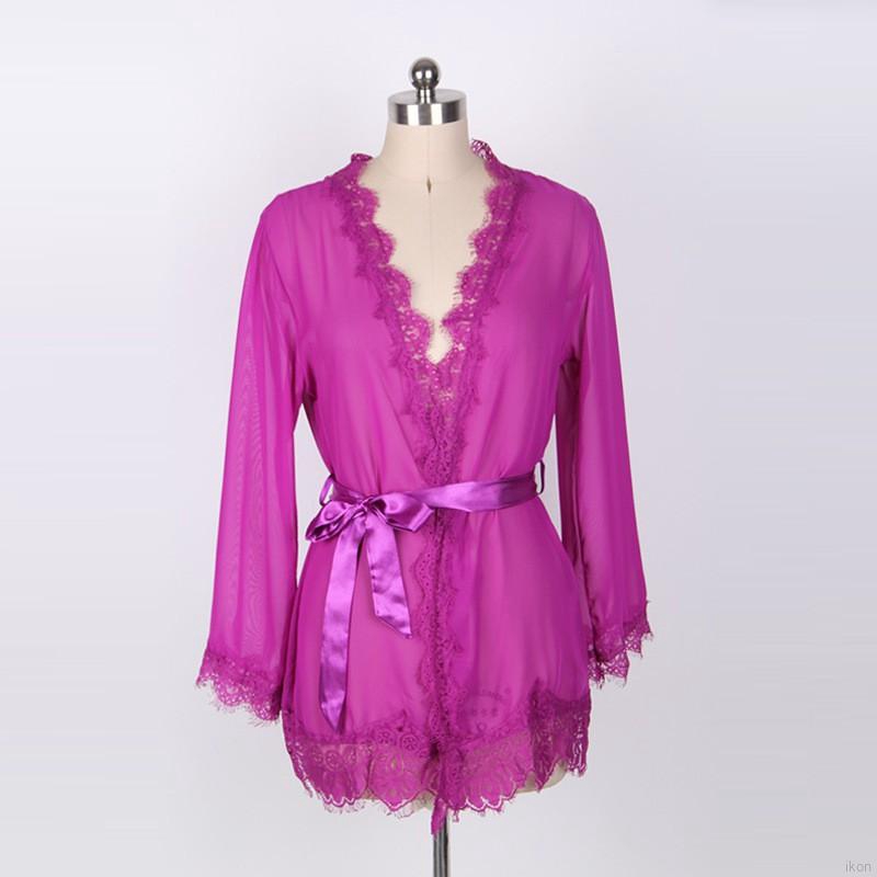 Áo khoác ren cho đầm ngủ quyến rũ và gợi cảm