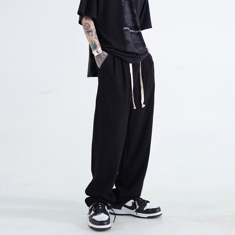 Quần ống rộng nam - quần thun nam ống rộng nỉ cao cấp năn động trẻ trung unisex