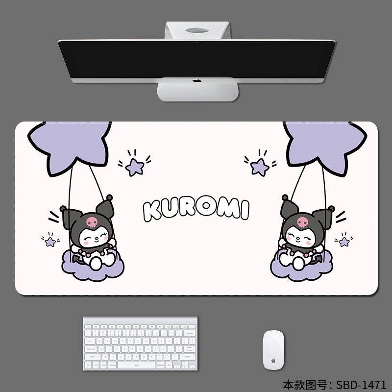Miếng Lót Chuột Bàn Phím Họa Tiết Hoạt Hình Kuromi Cho Nam Và Nữ