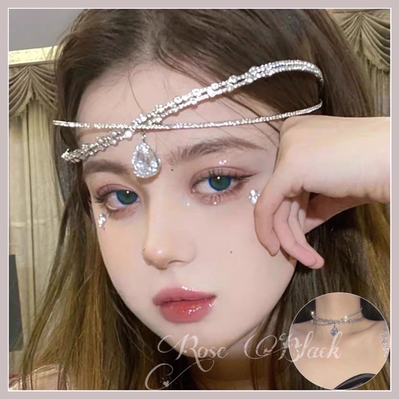 Kiềng cổ - vòng cổ tròn đính đá