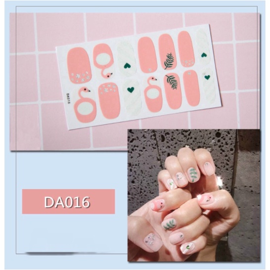 FOLLOW TẶNG 3KHÀNG CÓ SẴN 10 Kiểu - Bộ Sticker Dán Móng Nghệ Thuật Hàn Quốc Dễ ThươngCHỌN MẪUVOUCHER 100K