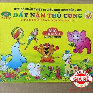 Đất nặn 10 màu Mic ( Tặng quà cho đơn từ 50k )