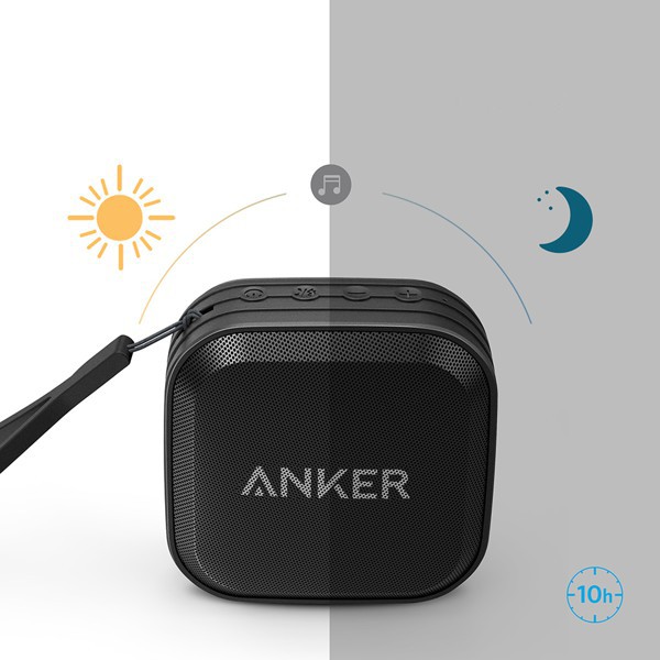 Loa Bluetooth Anker SoundCore Sport 3W A3182 - Hàng Chính Hãng - Đen