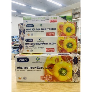 Màng bọc bảo quản thực phẩm PE có dụng cụ cắt tiện lợi Shinsen INOCHI