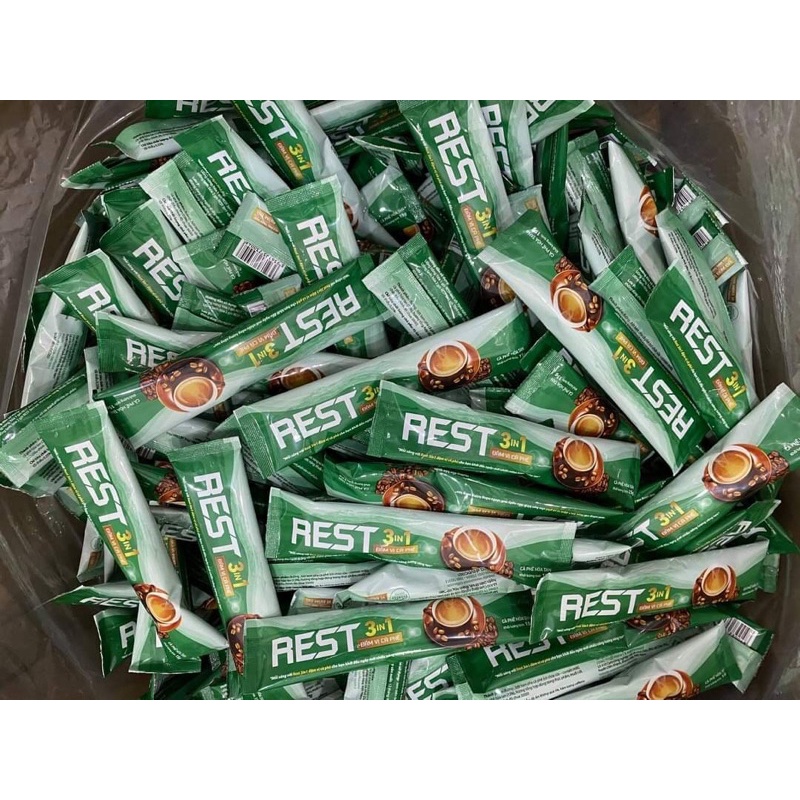 50 stick Cà phê Rest 3in1 đậm vị cà phê