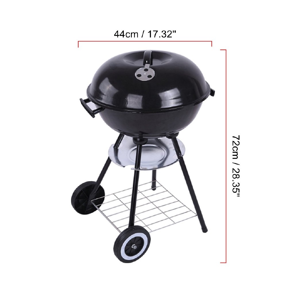 Nồi nướng BBQ ngoài trời làm từ than lò xo 17 ' '