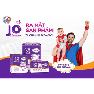 (Nguyên tem) Bỉm jo quần economy M72/L66/XL60/XXL54