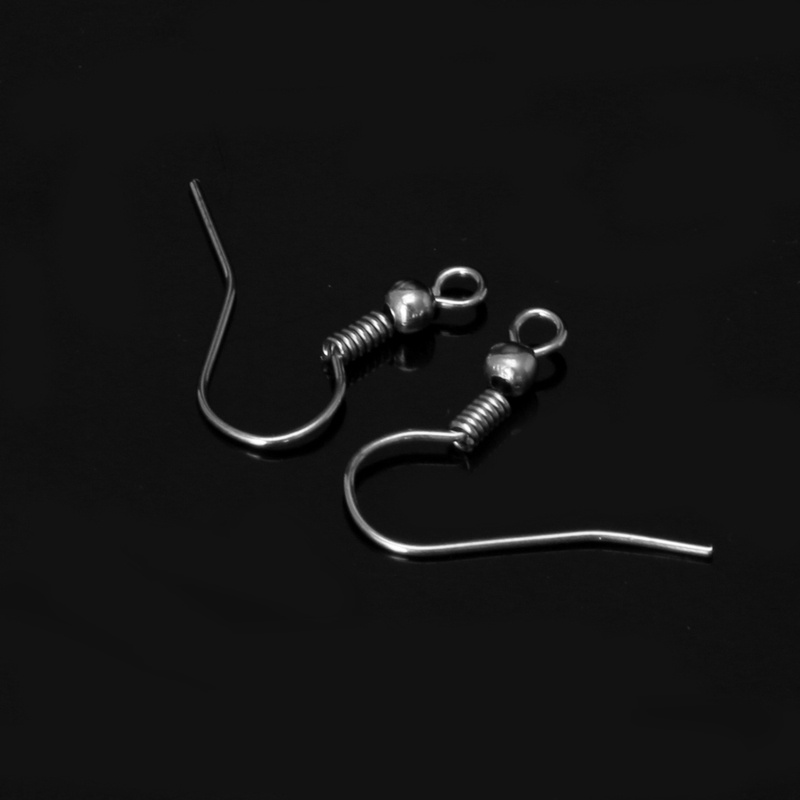 Set 100 Móc Bông Tai Mạ Bạc Không Gây Dị Ứng