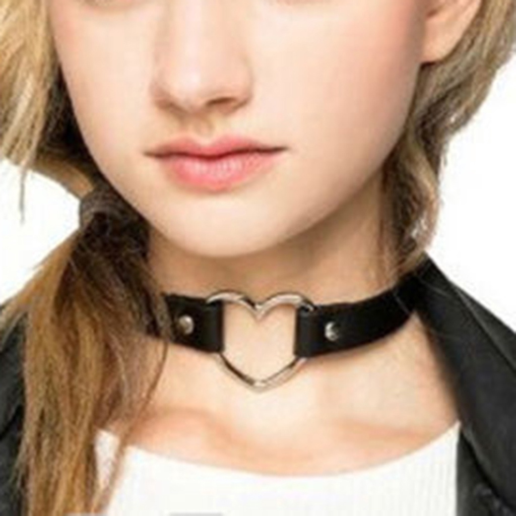 Vòng choker họa tiết trái tim bắt mắt sành điệu cho nữ