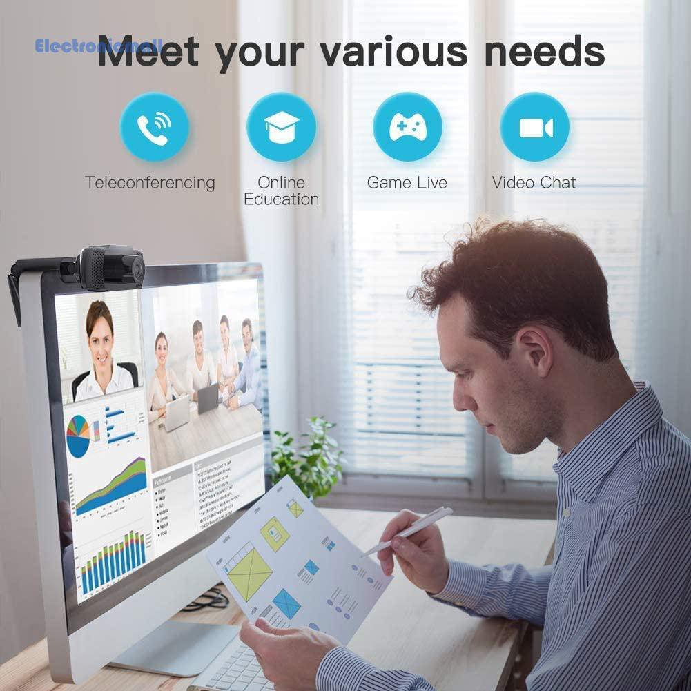 Webcam Điện Tửmall01 1080p Fhd Cho Máy Tính | BigBuy360 - bigbuy360.vn