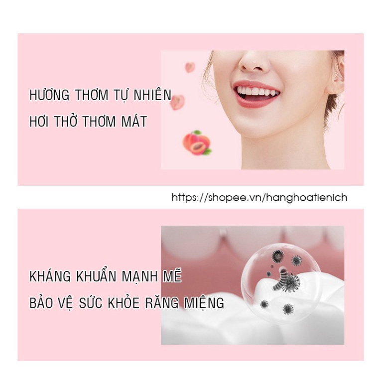 Xịt thơm miệng hương đào và bạc hà Xịt thơm miệng kháng khuẩn thơm mát DANA