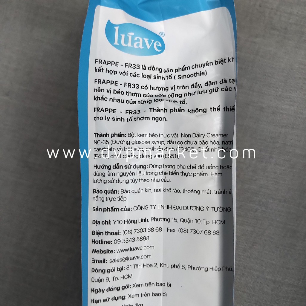 Bột Kem Béo Fr33