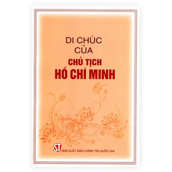 [Mã BMLT35 giảm đến 35K đơn 99K] [Sách] Di chúc của Chủ tịch Hồ Chí Minh