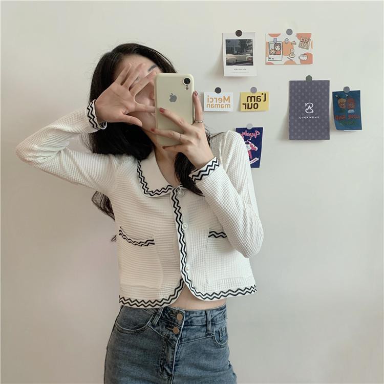 Áo Khoác Cardigan Phối Màu Thanh Lịch Cho Nữ | BigBuy360 - bigbuy360.vn