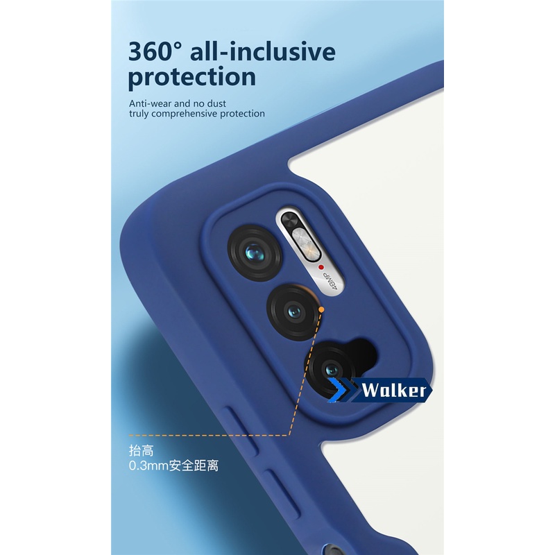 Ốp điện thoại chống sốc bảo vệ 360 độ cho Xiaomi Mi 11 Lite Poco F3 X3 Pro NFC Redmi 9 9A 9C K40 10 Pro Max