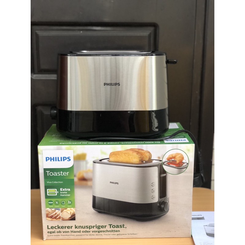 Máy nướng bánh Sandwich Philips HD2637