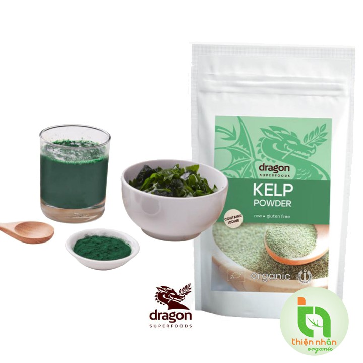 Bột tảo bẹ hữu cơ Dragon Superfoods 100g - Kelp Powder