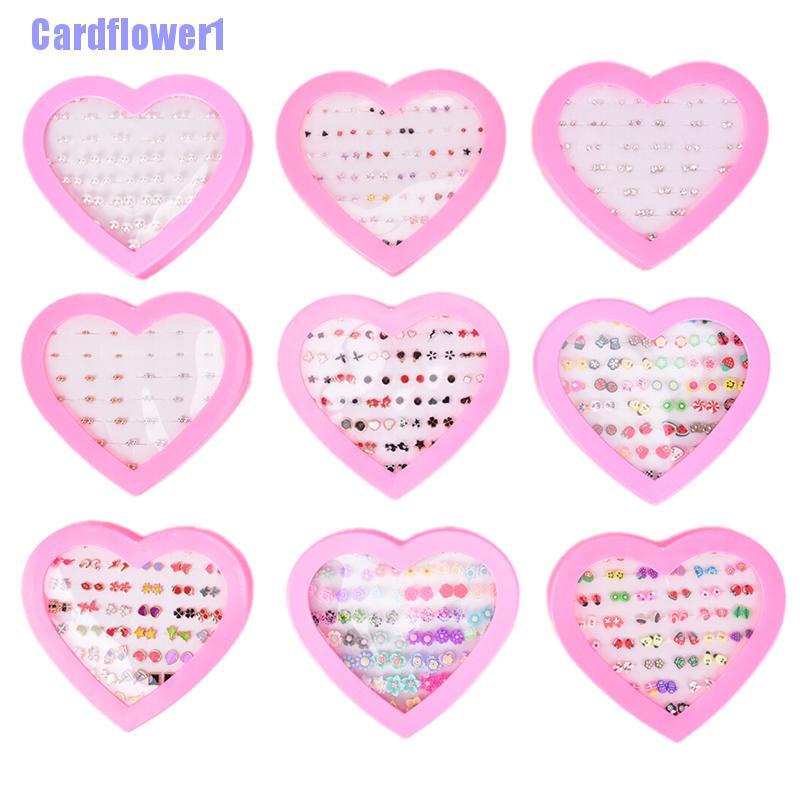 Khuyên Tai Đất Sét Hình Trái Cây / Hoa / Trái Cây Nhiều Kiểu Dáng