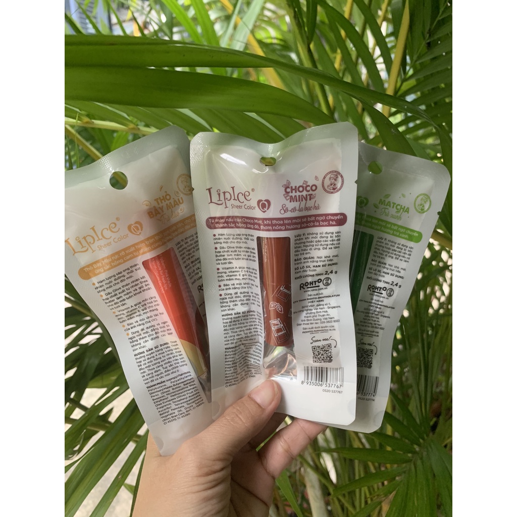 Son dưỡng môi đủ màu Lipice sheer colour_2.4gr.