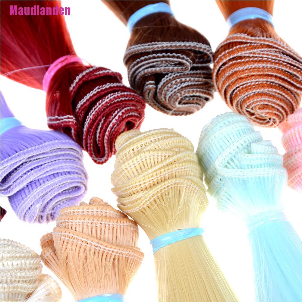 1 Tóc Giả Dài 15cm Nhiều Màu Sắc Cho Búp Bê 1 / 3 / 1 / 4 1 / 6