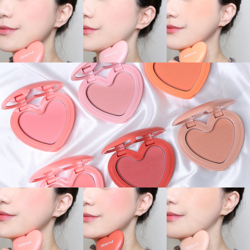Phấn má hồng trái tim LilybyRed Love Beam Cheek Blusher 4.7g